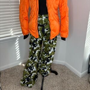 Camouflage Ski Pants